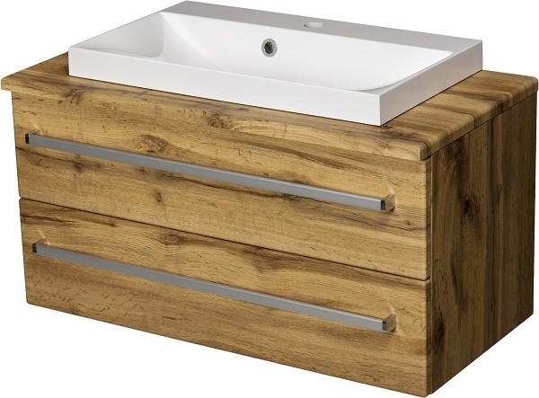 Szafka wisząca z umywalką 80/39/2 FKS seria Fokus NE FKS-NE-U80/39/2 FKS LIZ