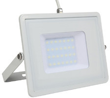 V-tac naświetlacz LED Pro series) VT-30-W SAMSUNG CHIP 30W 4000K 2400lm IP65 biały SKU 404