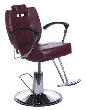Barbiero Fotel barberski HEKTOR BH-3208 Wiśniowy BH-3208/180