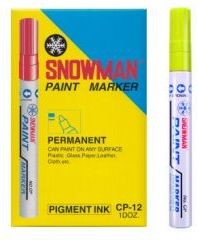 Snowman Marker olejowy gruby 1,5-3mm żółty SNOWMAN_G_ŻÓŁTY
