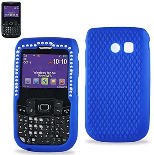 Samsung Reiko Reiko diamentowe silikonowe etui do Freeform 2 R360 - granatowy DSLC-SAMR360NV
