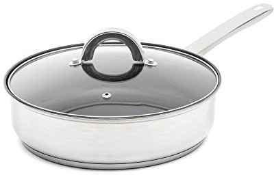 San Ignacio San ignacio caesa  patelnia do smażenia 24 cm/3L/0,8 mm kradzież informacji do kuchenek indukcyjnych z pokrywką Caesar IN160_PLATA