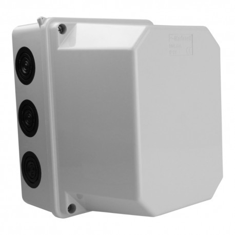 Marlanvil SpA Puszka natynkowa z dławikami 150x110x135 10membran z wysoką pokrywą IP66 008.PG.CA.G M-L 2701 008.PG.CA.G