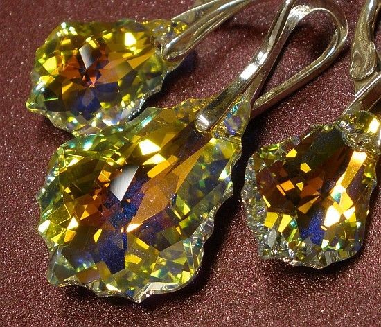 Arande Promocja Swarovski Komplet Srebro Kryształy 22/16 2176910551