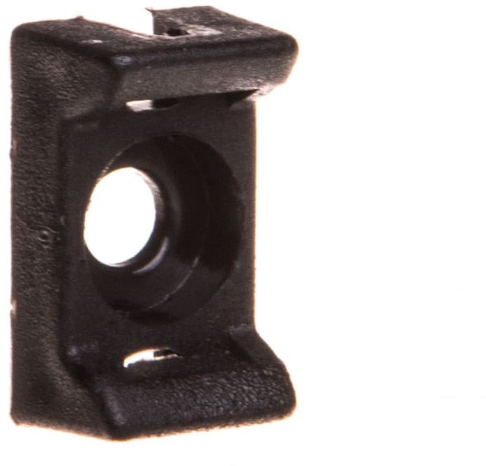 Elektro-Plast Opatówek Podstawka montażowa do opasek 8,5x13,8mm czarna PMP-03-3-UV-100 25.233 100szt.