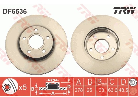 TRW KFZ Ausruestung GmbH) KFZ Ausruestung GmbH) DF6536 DF6536