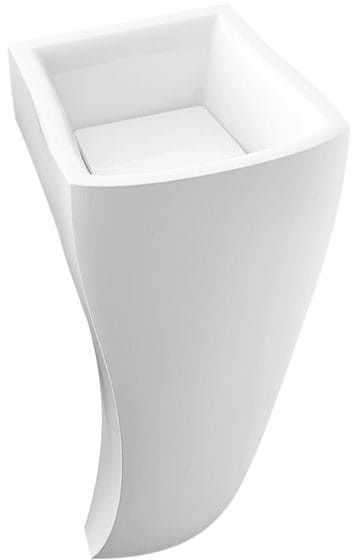 Marmorin Waver umywalka przyścienna bez otworu na baterię PS098010400 PS098010400
