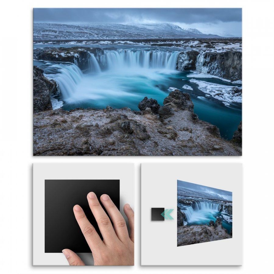 Pix4home Plakat metalowy wodospad M POS-M-00671
