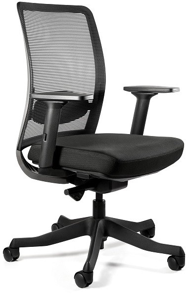 Unique Meble Krzesło ergonomiczne biurowe obrotowe ANGGUN M czarna siatka