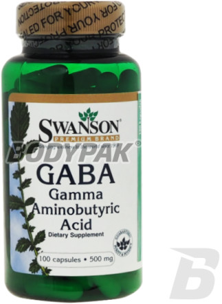 SWANSON GABA 500mg 100 kaps