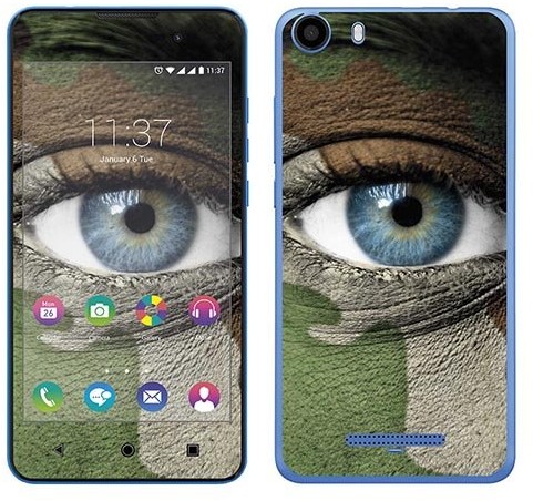 Wiko Royal Sticker Royal tatuaż ścienny RS. 119350 samoprzylepny do Lenny 2 z motywem Soldier pionowy RS.119350
