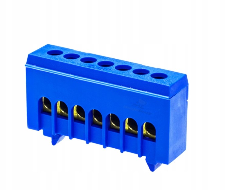 złączka listwa zerowa zacisk Lz 7N 16mm niebieska