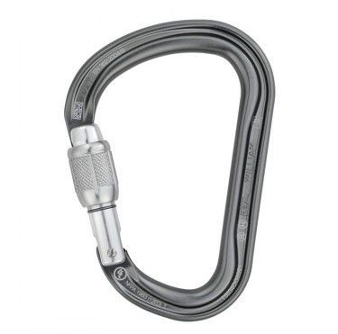 Petzl Karabinek WILLIAM SCREW-LOCK kolor szary