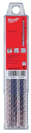 MILWAUKEE osprzęt Wiertło udarowe SDS-plus 10 x 100/160 dwuostrzowe 10szt