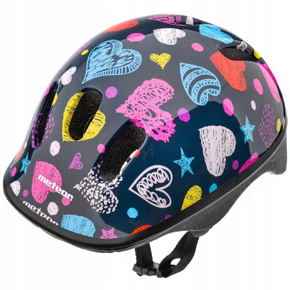 Meteor Regulowany Kask Rowerowy Dziecięcy 48-52 cm