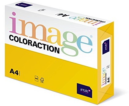 Antalis Własna colorac 838 A 160S 7   papier do kopiowania, DIN A4, 160 G/M, kolor: Sevilla  słoneczny żółty 89720