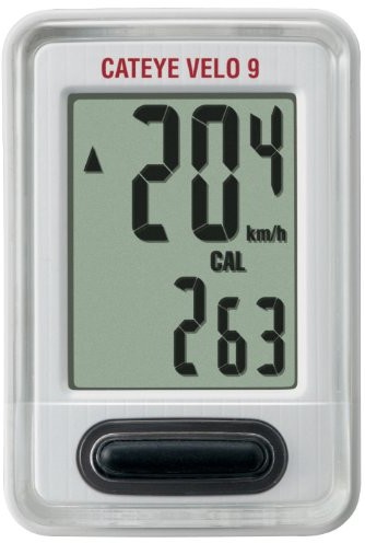 Cateye komputer rowerowy Velo 9 CC-vl820, biały FBA_CA240VELO98