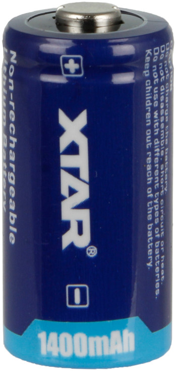 Bateria litowa XTAR CR123A luz