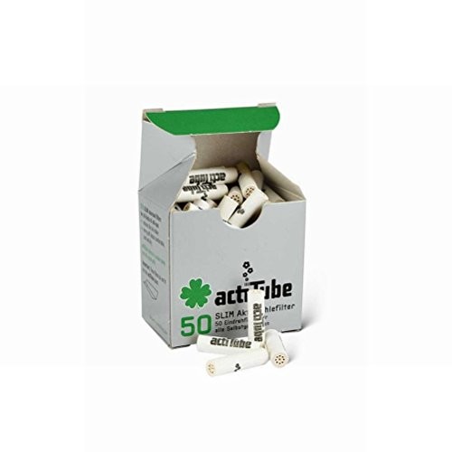 actiTube Slim filtry z węglem aktywnym, 7,1 mm, 1 opakowanie, 50 sztuk, 1 - opakowanie 1045-einzeln