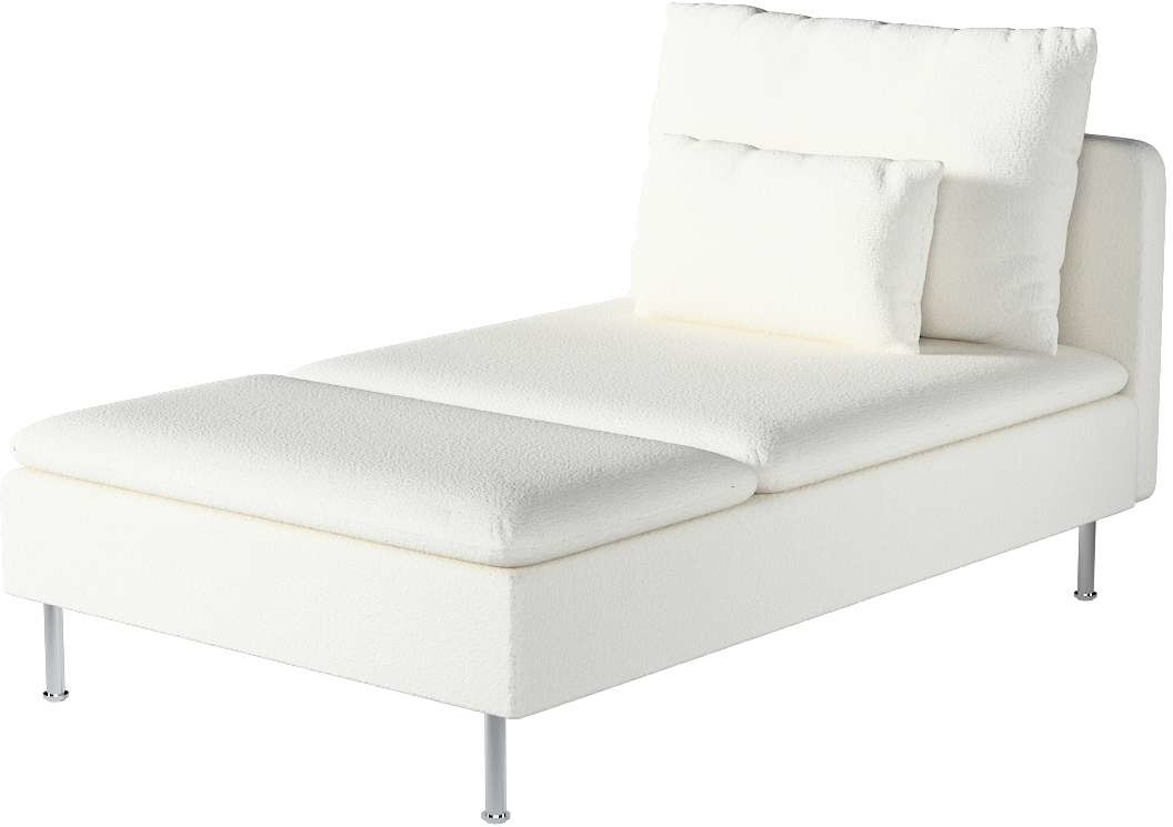 Dekoria pl pl Pokrowiec na szezlong Söderhamn biała bukla 93 x 151 x 83 cm Teddy 1009-702-80