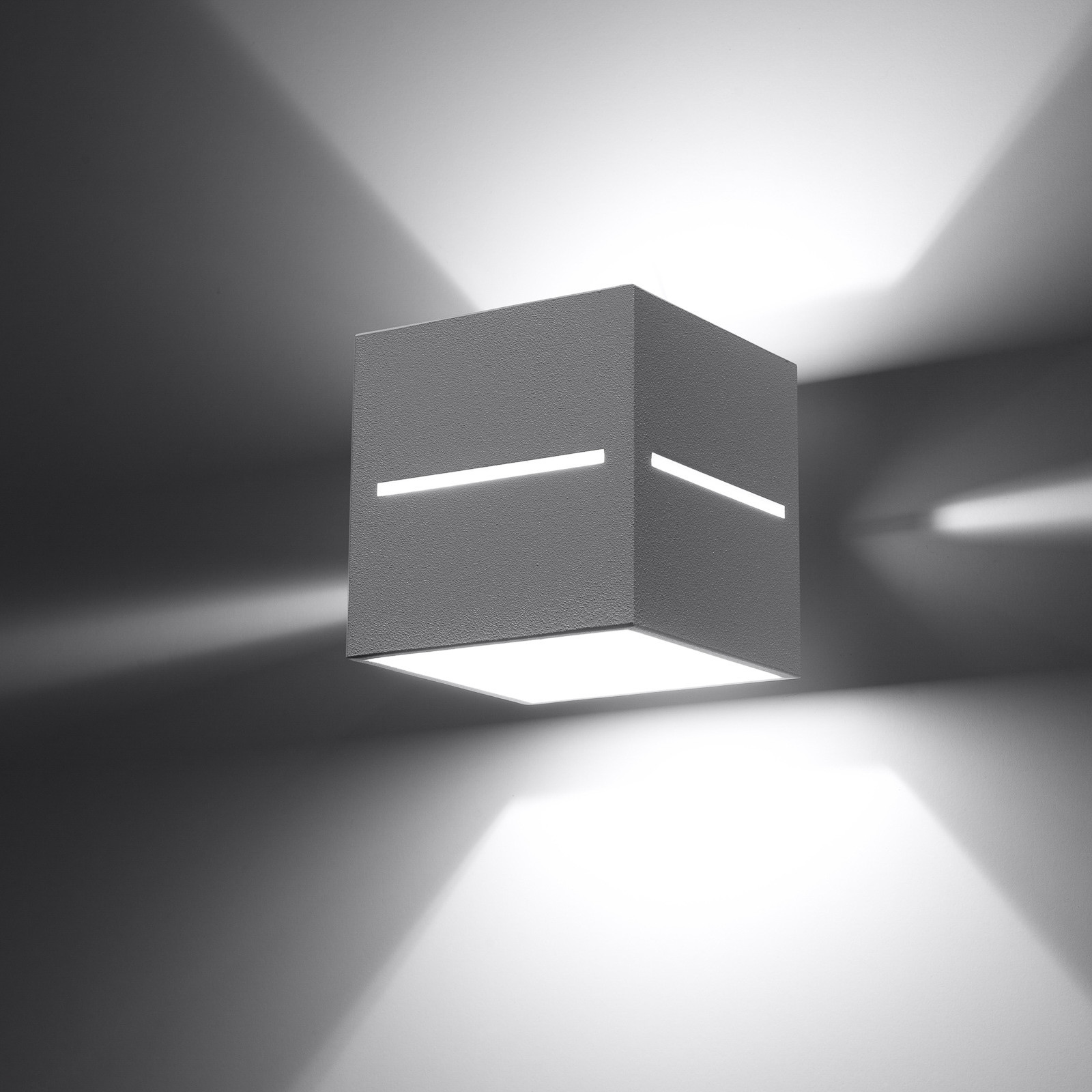 Sollux Lighting Lampa ścienna Top up/down, biały korpus