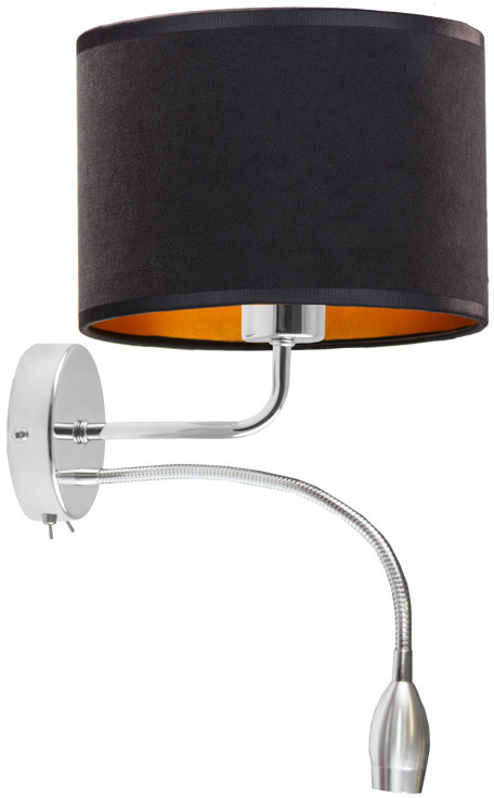 LYSNE Kinkiet ścienny z dodatkowym panelem LED CAPRI VELUR 14535V/51