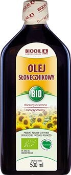 Laboratorium BioOil Olej słonecznikowy tłoczony na zimno BIO 500 ml