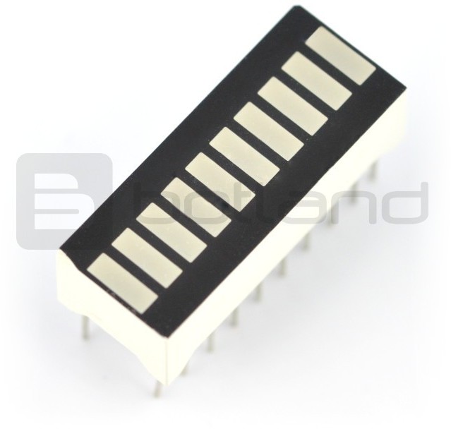 Wyświetlacz LED linijka OSX10201-RGB1 - 10-segmentowy LED-08171