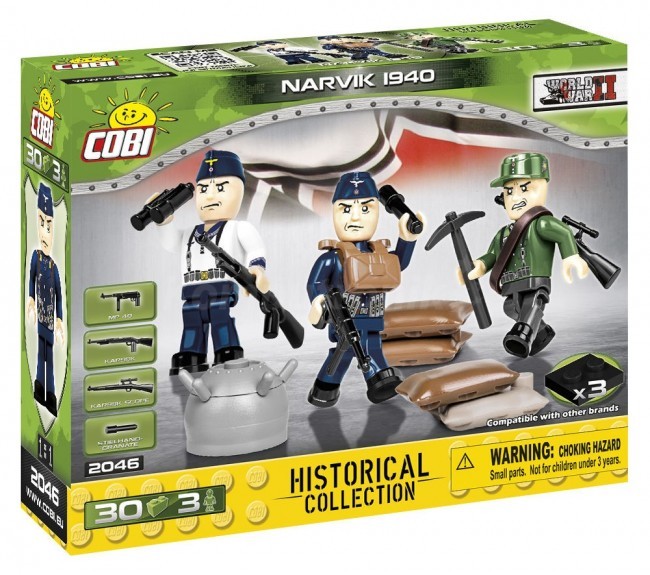 Cobi HC WWII 2046 Figurki Narvik 1940 30KL/3Fig 2046