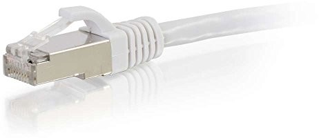 C2G 0,3 m (zwinięty w rulon ekranowany Cat. 6 A SSTP, kabel sieciowy Patch, kolor: czarny 89933