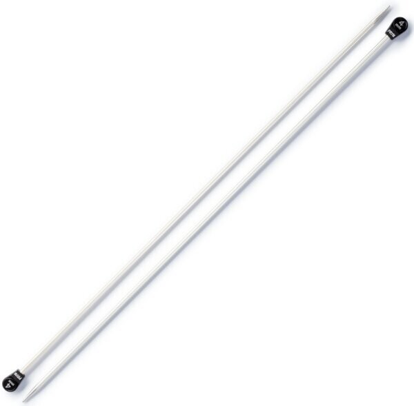PRYM PRYM Single-Pointed Knitting Needles 40cm / 4,5mm Silver