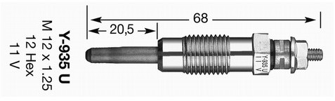 NGK Świeca żarowa 4791