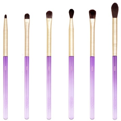 NABLA Amethyst Detail Eye Brush Set - Zestaw pędzli do makijażu oczu