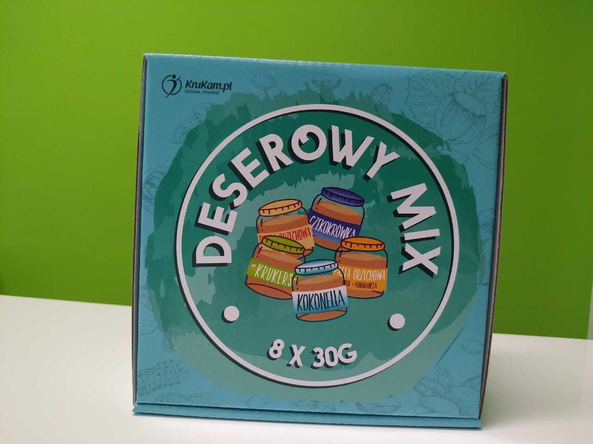 KruKam Zestaw Past Deserowy MIX 100% 8 x 30 g
