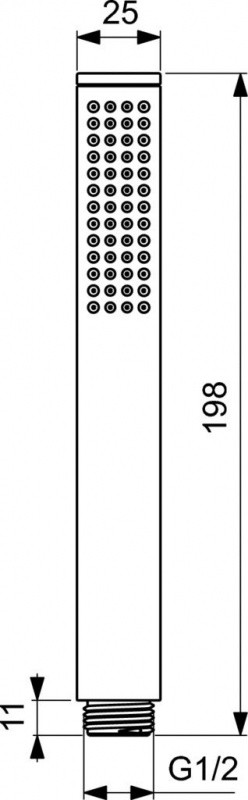 Ideal Standard Joy Słuchawka prysznicowa złoto szczotkowane BC774A2