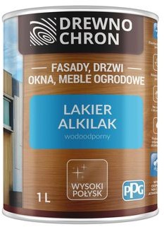 Domalux Lakier do drewna Drewnochron Alkilak 1 l bezbarwny
