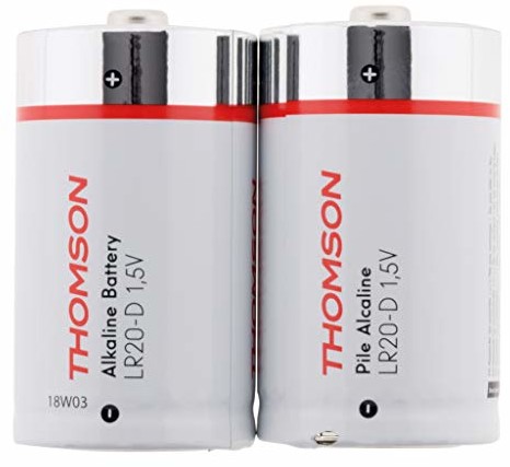 Thomson Thomson Baterie alkaliczne LR20 D, 1,5 V, 2 sztuki 150379