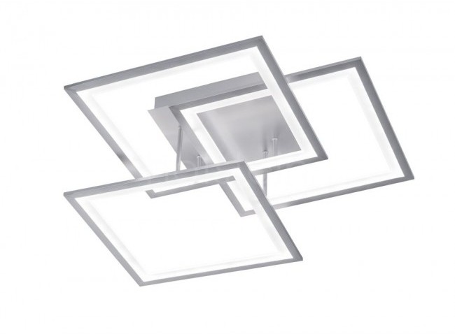 Wofi MODESTO Lampa Sufitowa LED Srebrny 1-punktowy Nowoczesny Obszar wewnętrzny MODESTO Czas dostawy od 2-3 tygodni 9243.03.70.8400