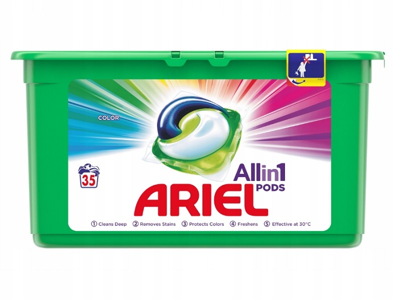 Ariel Pods All in 1 kapsułki pranie kolor 35 sztuk