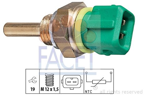 FACET Czujnik temperatury płynu chłodzącego FACET 7.3148