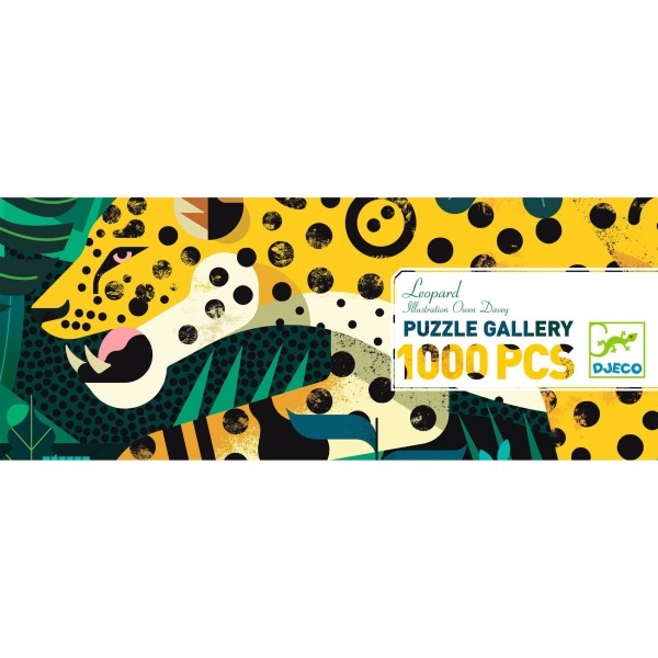 Djeco Puzzle Tekturowe gallery LEOPARD 1000 elem. DJ07645