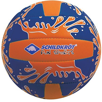 Schildkröt Funsports polychloropren Mini-Beach Volleyball rozmiar 2 o średnicy 15 cm, mały, 970274 piłka do piłki ręcznej, pomarańczowy/niebieski, 2 970274