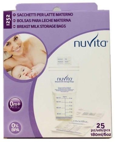 Nuvita Nuvita, Woreczki na pokarm 25 szt. NUV1252 [4479331]