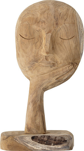 Bloomingville Dekoracja rzeźba głowy Nature 82048080
