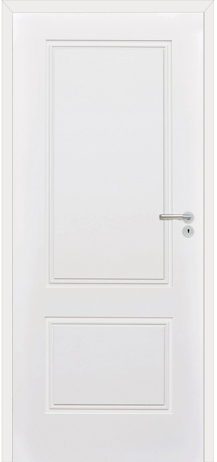 Classen Skrzydło drzwiowe bezprzylgowe Venis Frez białe lakierowane 70L