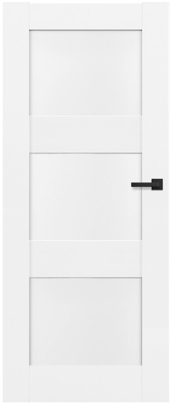 Drzwi pełne Tre 90 lewe białe SWHF000133KF