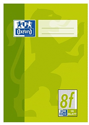 Oxford 100050370 zeszyt szkolny, format A5, w wysoką kratkę z gładkim marginesem, 16 kartek, zestaw 15 sztuk 384501608