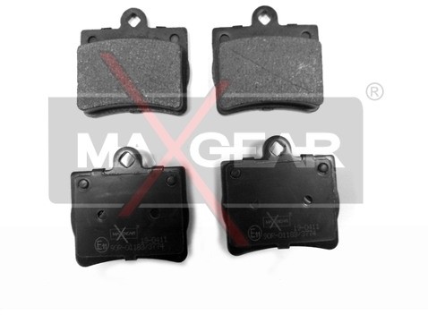 MaxGear Zestaw klocków hamulcowych, hamulce tarczowe 19-0411