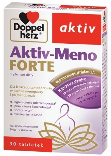Quiesser Pharma Doppelherz aktiv Aktiv-Meno FORTE x30 tabletek
