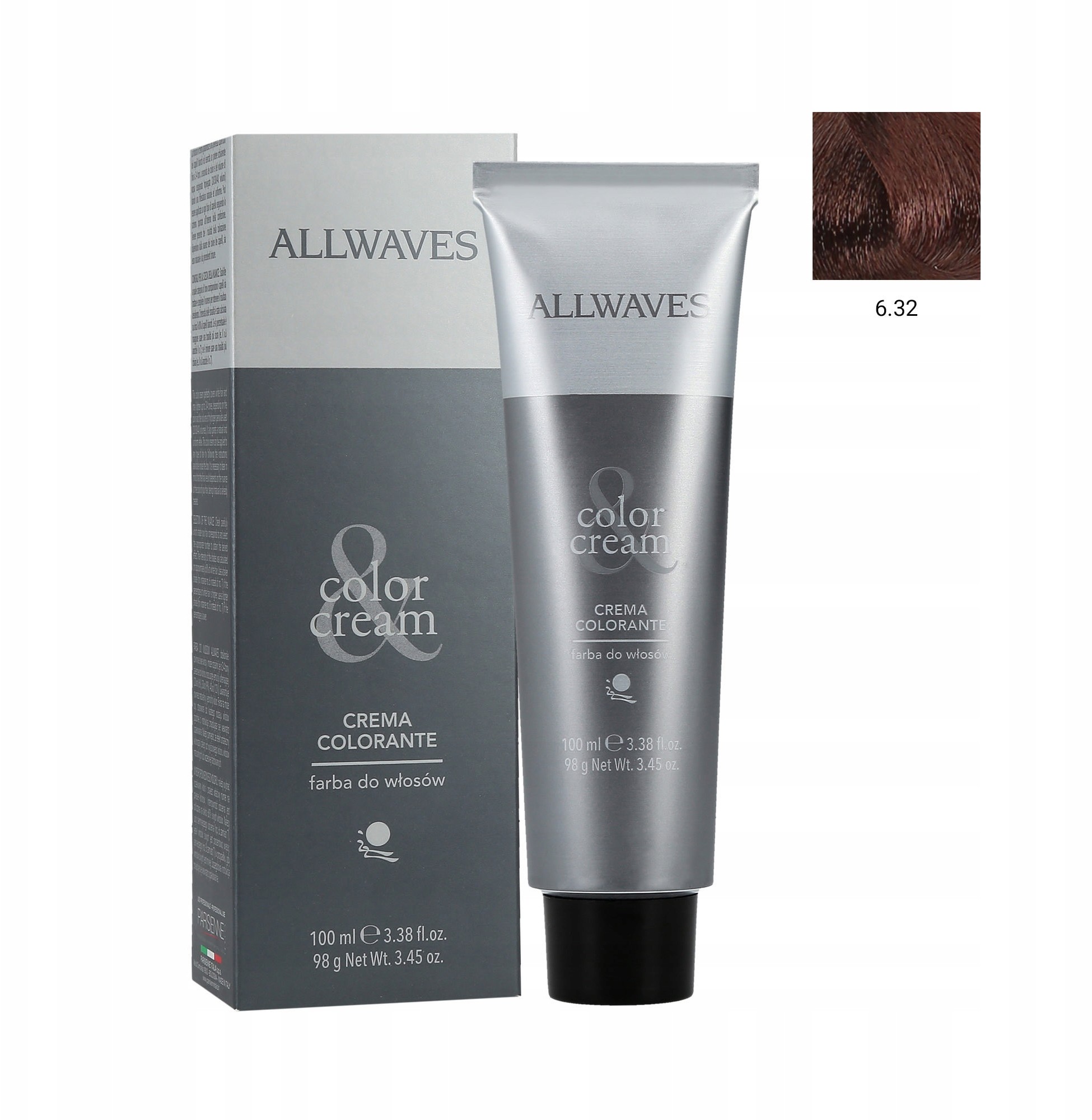 ALLWAVES Cream Color Farba Do Włosów 6.32 100 ML